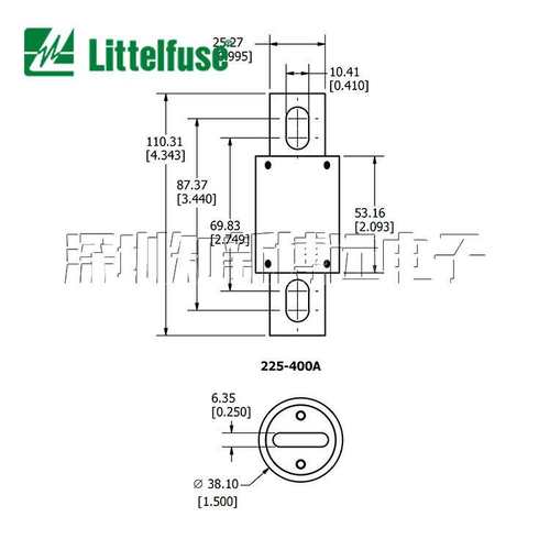 L50QS200.V 进口力特螺栓式保险丝管 500V 200A 快速熔断器保险丝