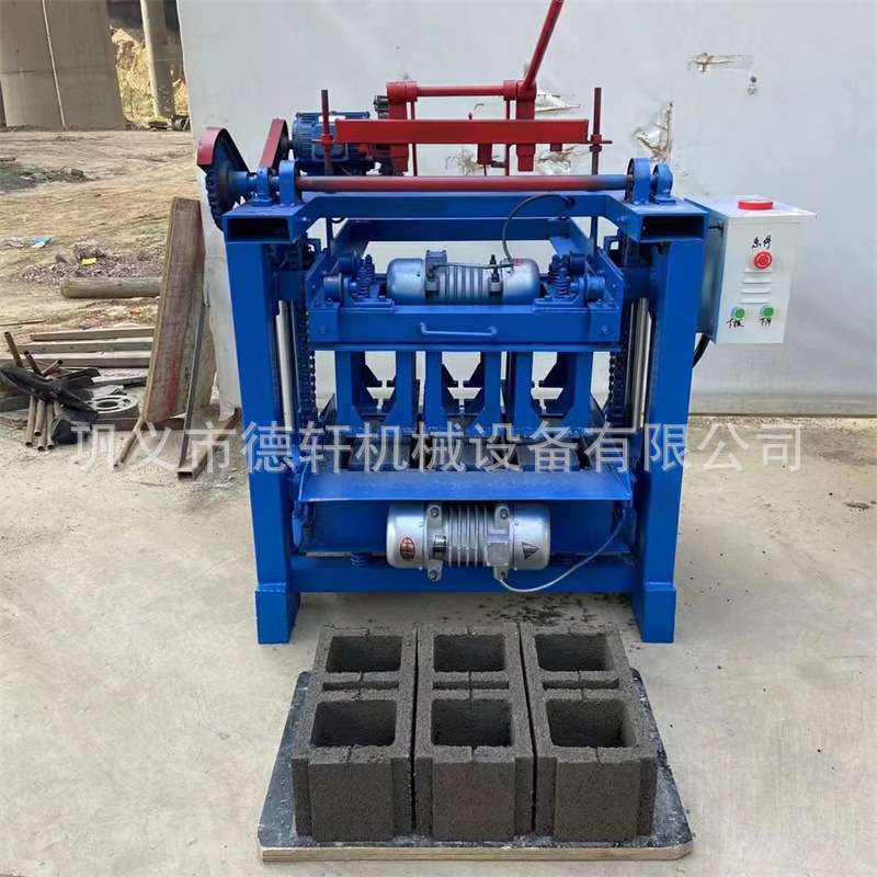 水泥制砖机免烧打砖机 小型家用全自动免烧制砖打标砖机一次成型