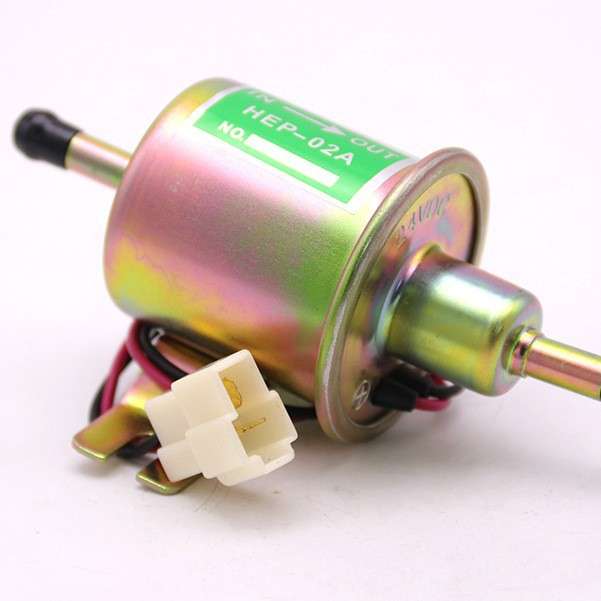 汽柴油泵全铜外置燃油泵输油泵12V24V洋马电子泵挖掘机工程皮卡车