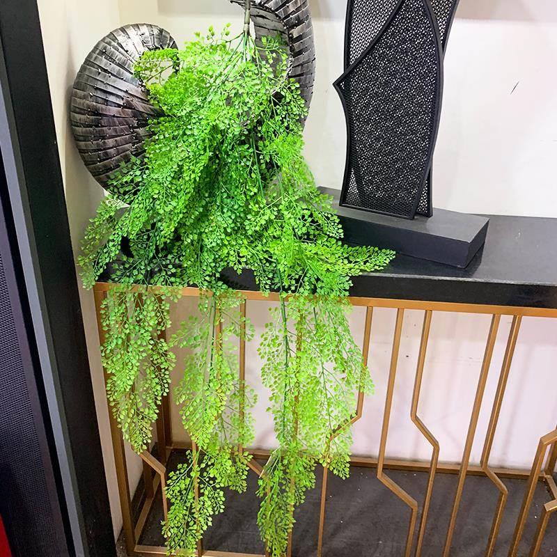 铁线蕨藤仿真假藤条室内植物墙配材绿植装饰壁挂黑骨芒咖啡厅壁挂