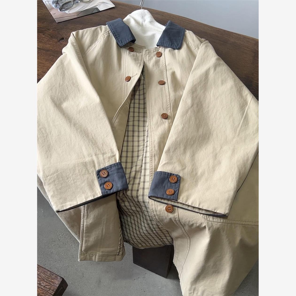 2025秋季新款风衣外套女巨好看的小个子中长款正流行爆款韩版薄款