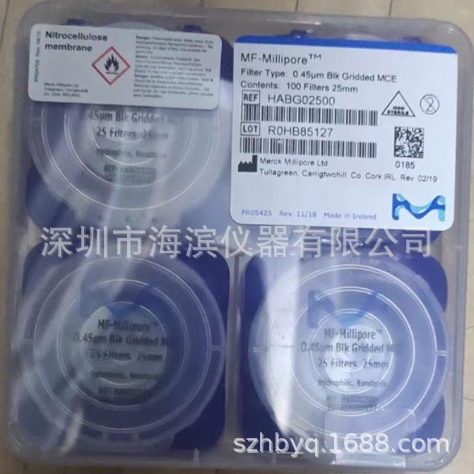 默克滤膜HVLP直径MM孔径.UM有机相滤膜耐酸碱