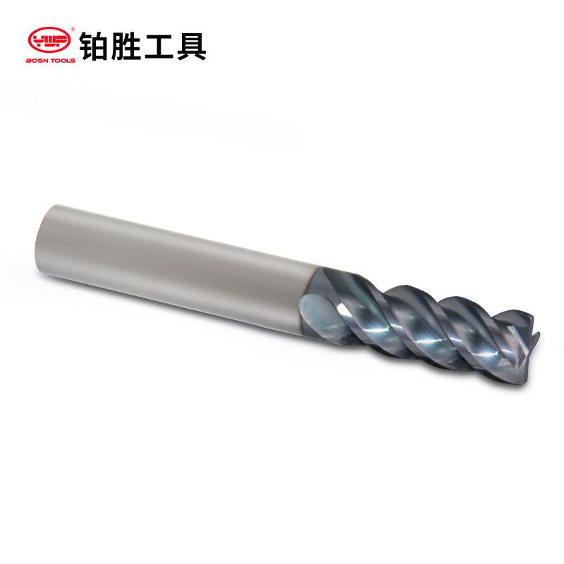 住友品质整体合金圆鼻铣刀带涂层钨钢硬质合金刃铣刀CNC
