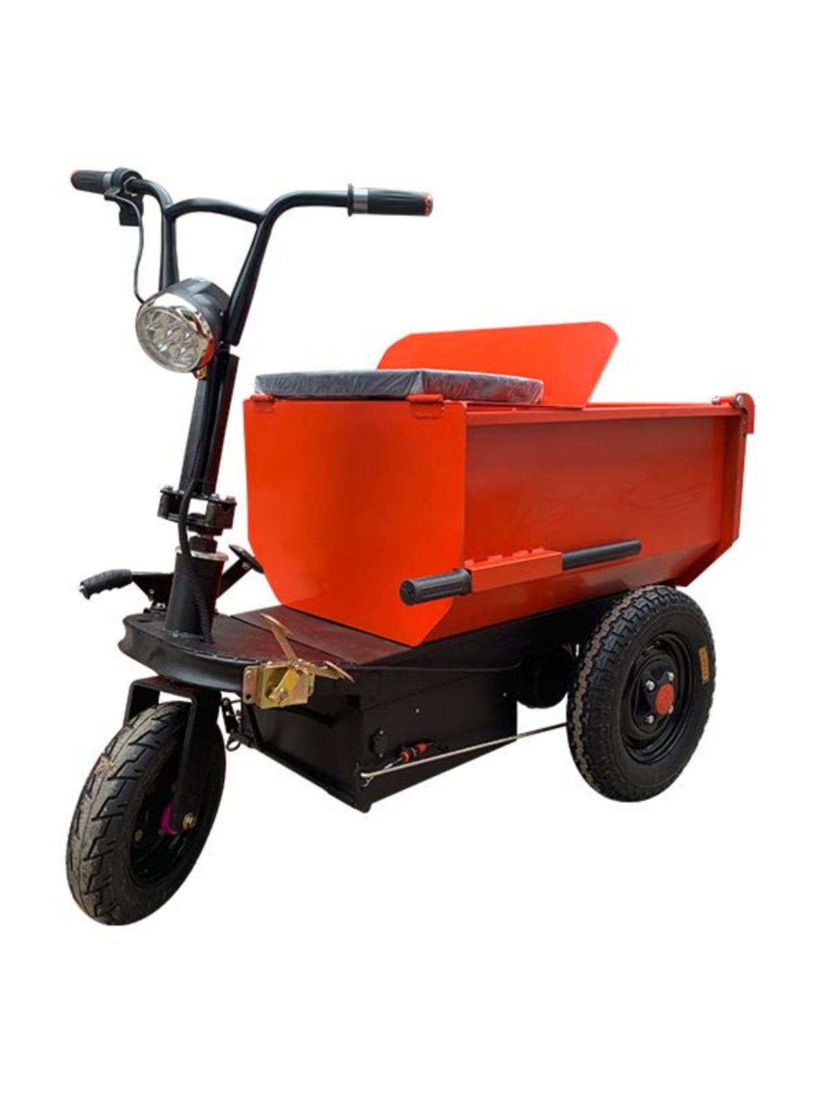 品建筑工地电动三轮车自卸翻斗车小型养殖场拉粪农用运输室内灰新