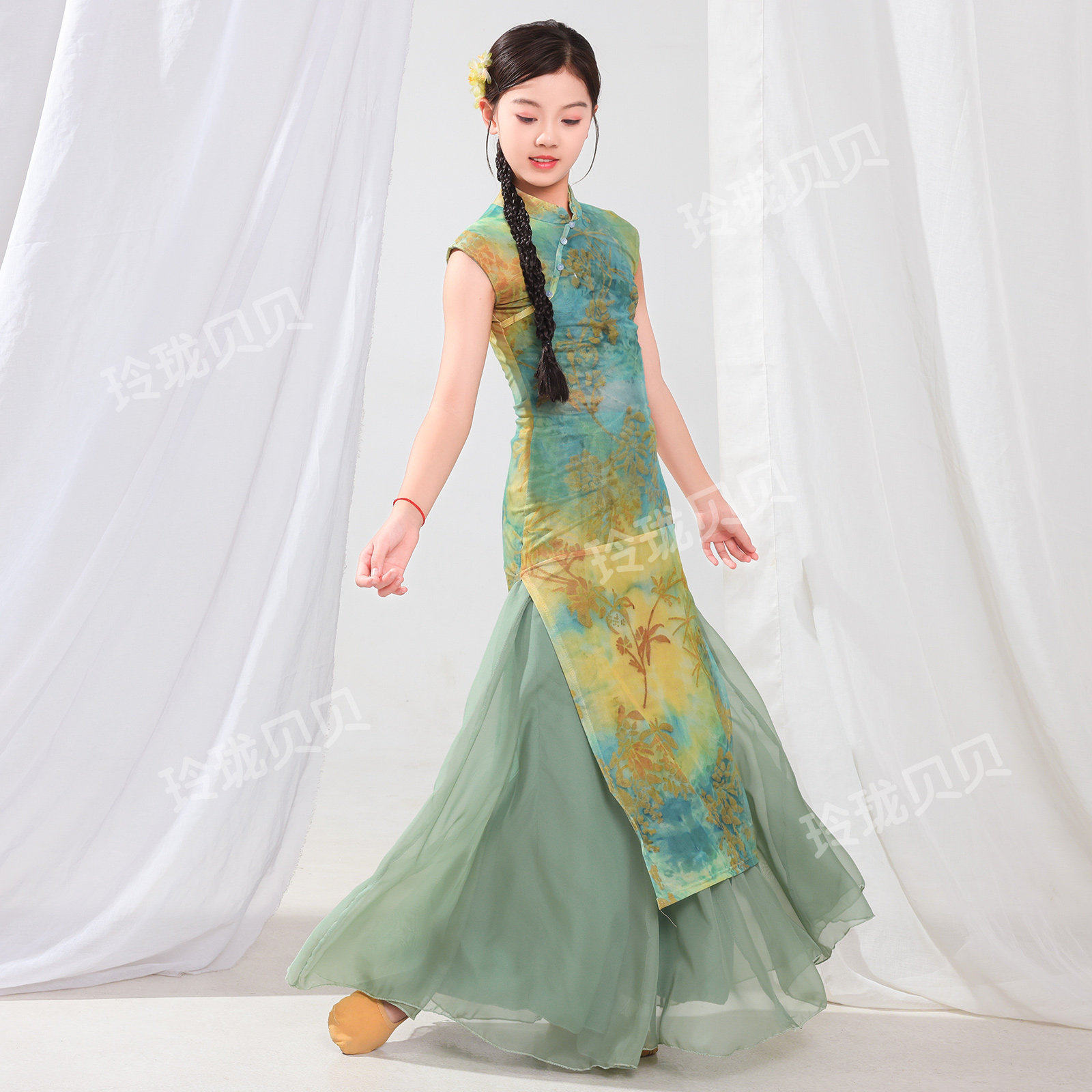 儿童古典舞演出服女身韵