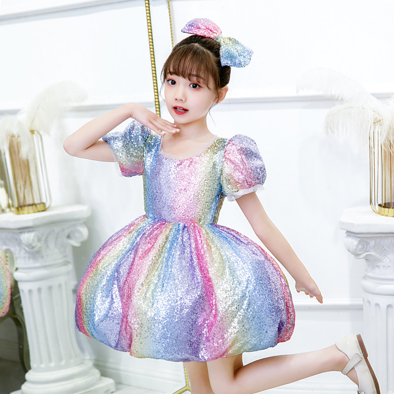 女童六一合唱演出服舞蹈