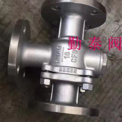 Q45F16C/Q45F16P/碳钢铸钢不锈钢T型法兰三通球阀304/316L/衬氟