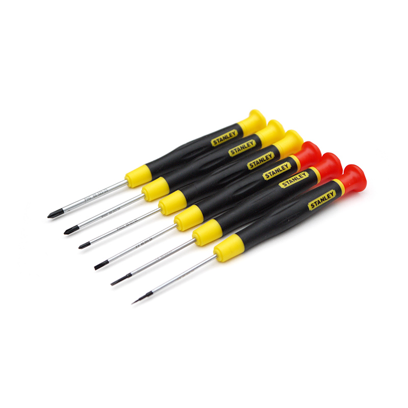 STANLEY史丹利6件套一字十字微型螺丝批组套B 螺丝刀 66-393-23