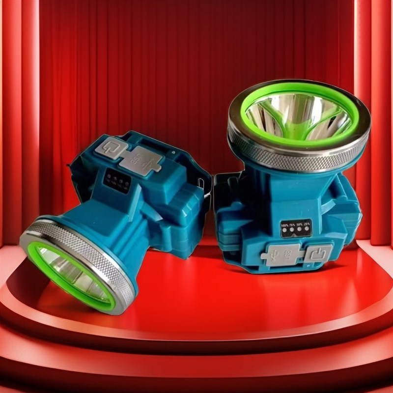 众旭30WLED锂电头灯 强光充电远射电筒超亮户外照明灯 超长待电