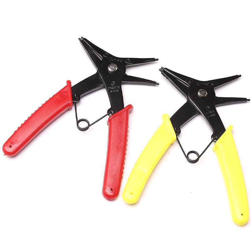 卡簧钳钳子挡圈钳多功能粘塑卡环钳内外撑内直外直内弯外弯扩张钳