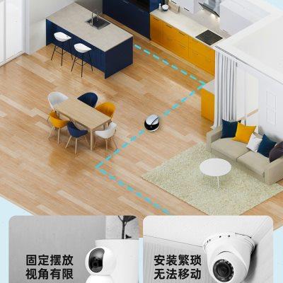 Enabot一宝家用无线可移动摄像头宠物监控ebo机器人连手机远程遥