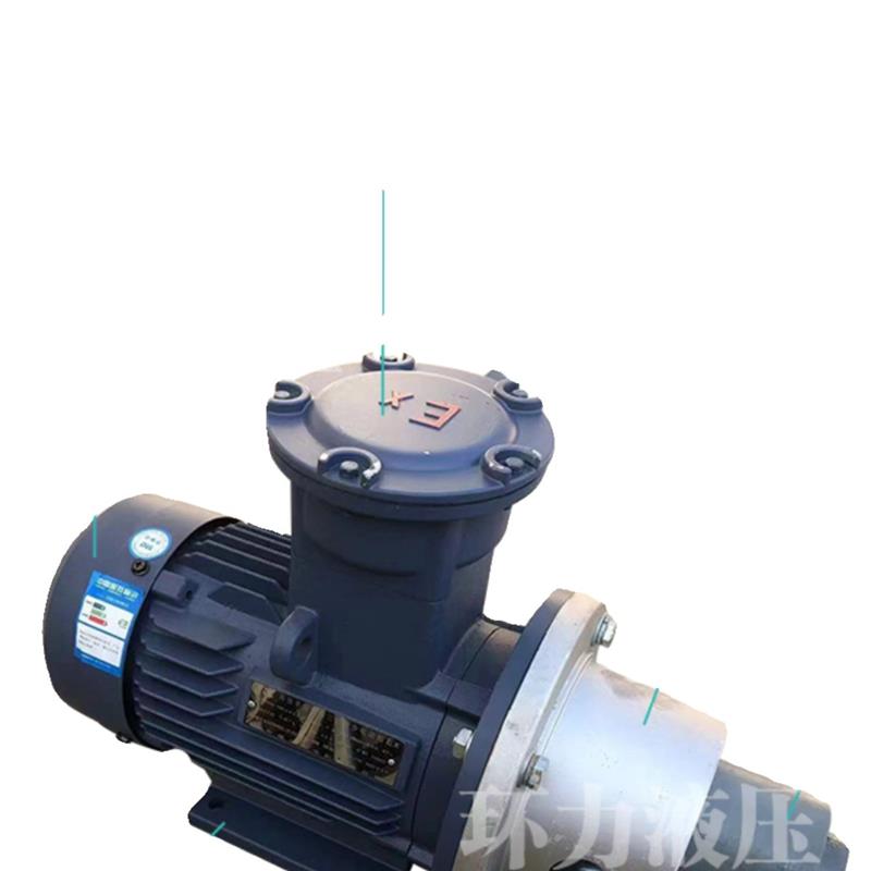 新款齿轮泵CB-B6/B10/B4/B2.5液压油泵电机组370W/550W/750W包邮