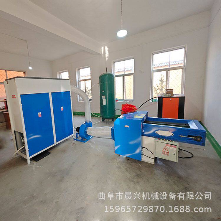 公仔毛绒玩具充棉机 宠物用品混棉填充机 中空棉再生棉开松机