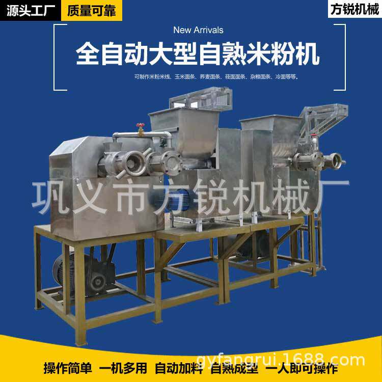 快速自熟不锈钢米线加工机 多功能食品生产设备配备多种模具可换