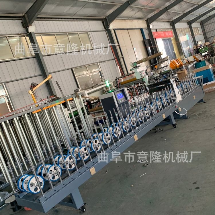 弧形装饰板相框实木线条pur热胶包覆机圆管全自动包覆机操作简单