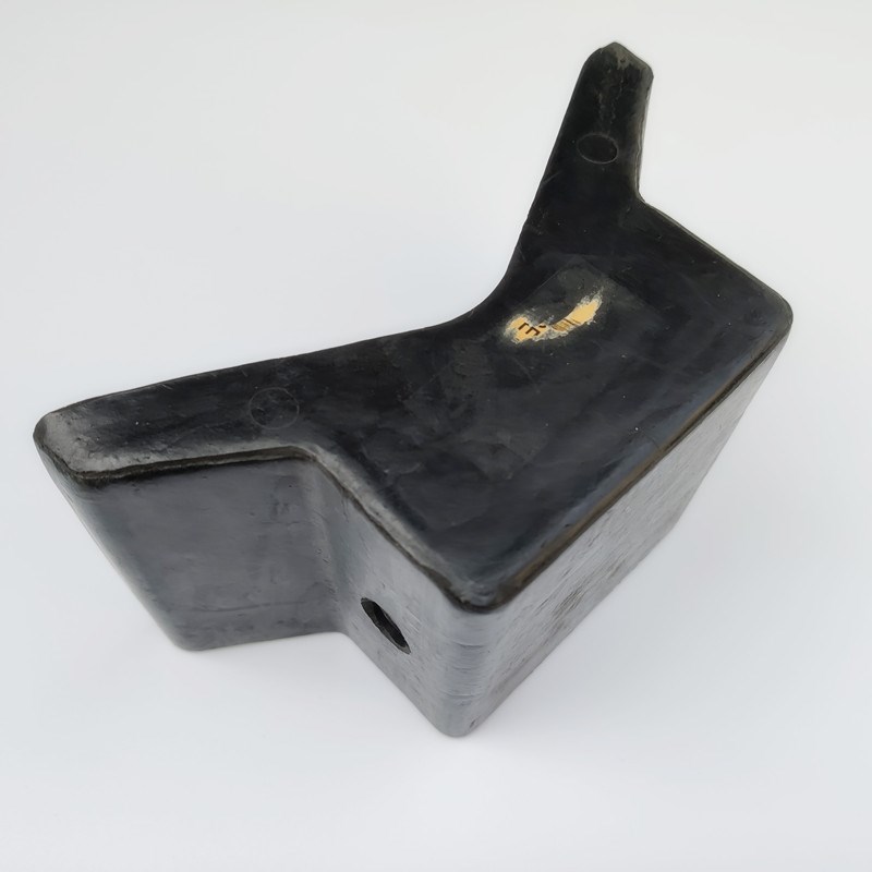 百嘉 游艇拖车黑色V座船头顶支撑橡胶滚轮摩托艇改装配件