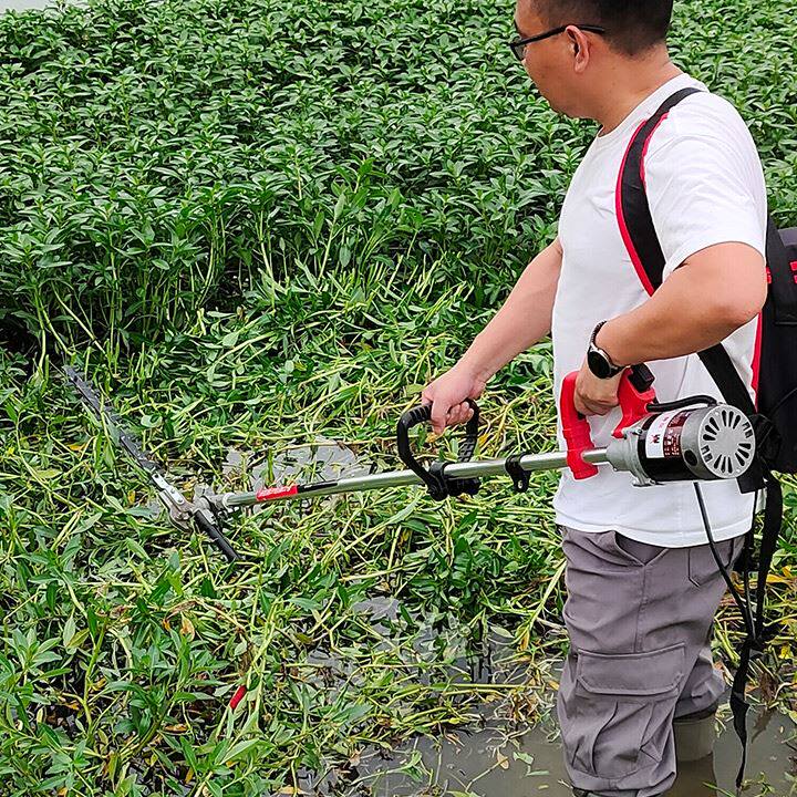 电动水下割草机养殖鱼虾蟹塘水产池塘水中水草收割伊乐藻除草神器