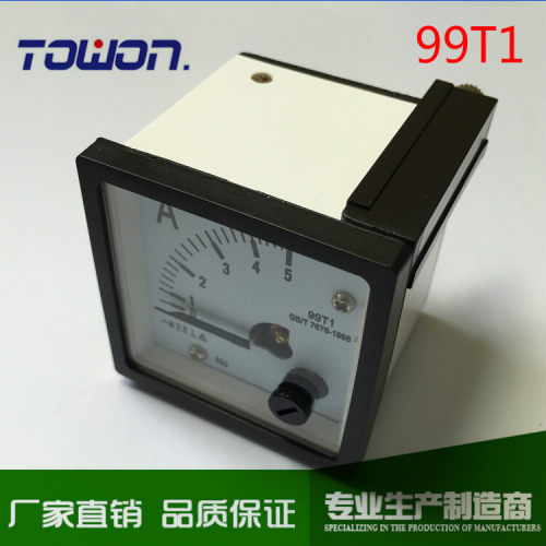 直销99T1/SQ48-V 方形指针式伏特测量指针表 交直流电压表 48*48