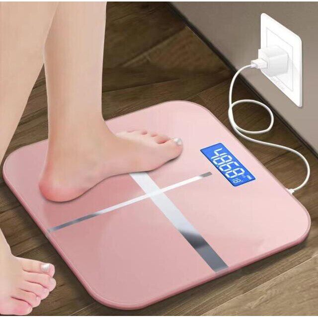 家用体重秤充电体重秤准电子秤称重精准人体秤钢化玻璃体重秤