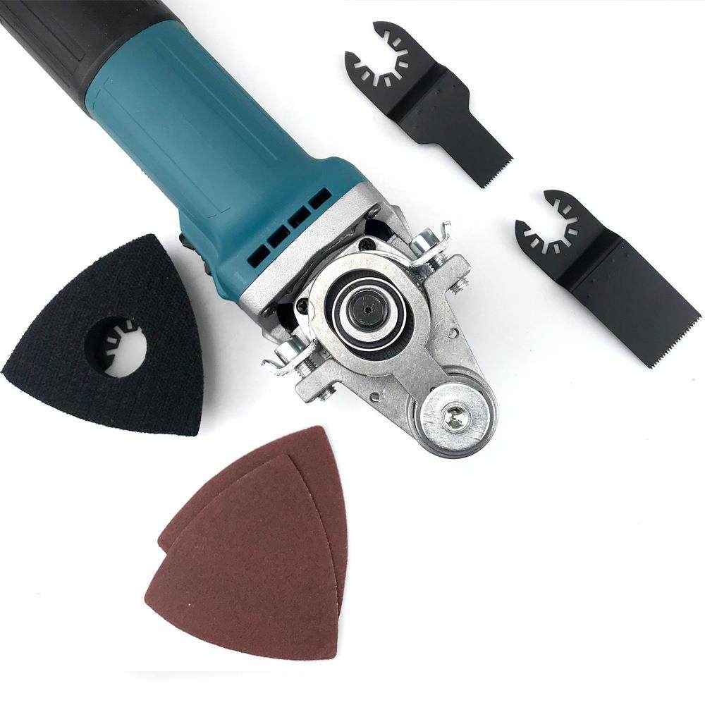 角磨机改万用宝功能互换木头金属打磨抛光切割