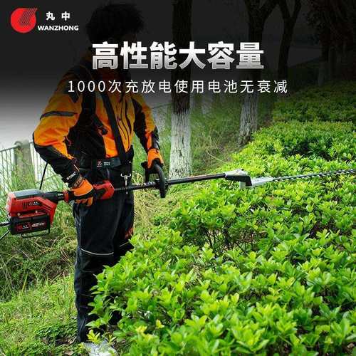 丸中（WANZHONG）充电式锂电宽带绿篱机CQE800篱笆园林绿化修枝剪