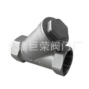 16P不锈钢过滤器 GL11W 不锈钢内螺纹Y型过滤器 304丝扣过滤器