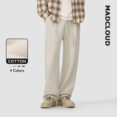 MAD官方 男 休闲裤 迈克罗德 垂感廓形cleanfit春秋阔腿运动卫裤