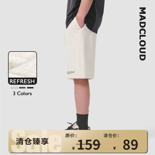 Madcloud夏季休闲卫裤运动短裤男