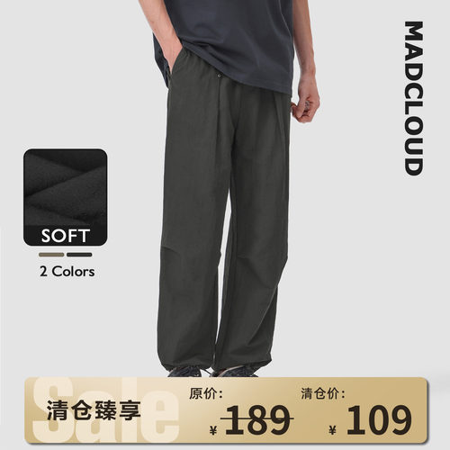 Madcloud工装伞兵裤薄款休闲裤男
