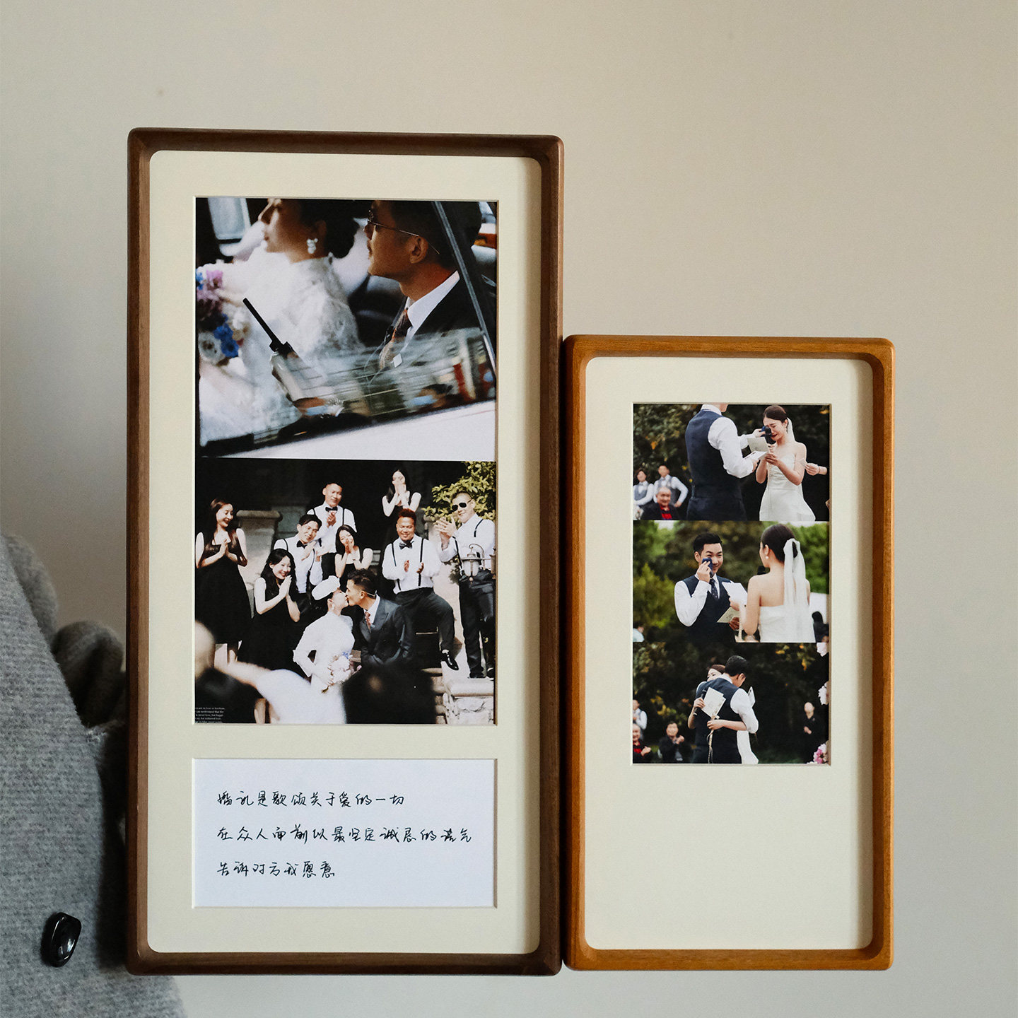 实木相框摆台定制挂墙diy