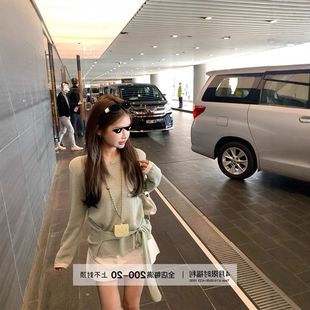 DEEMO【入夏刚需】人手BI备亚麻莱赛尔绑带收腰防晒百搭套头罩衫