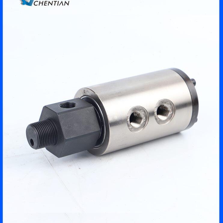 法兰螺纹连接液压油缸胀缩缸高速双回路挖掘机卷管器专用旋转接头