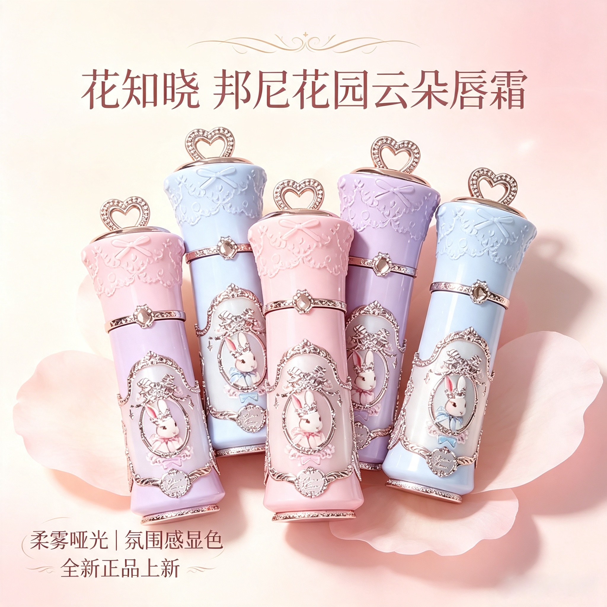 花知晓邦尼花园系列云朵唇霜图片