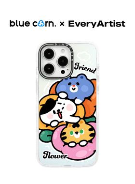 bluecorn 蓝色苞米原创艺术家共创3朵猫猫波乌布适用于iPhone 17PRO MAX 16pro15 magsafe镜面磁吸防摔手机壳