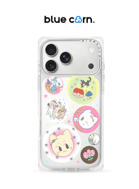 bluecorn 蓝色苞米原创猫猫故事适用于iPhone 17/16/15/PRO/MAX air magsafe 磁吸防摔 卡通全包手机壳保护套