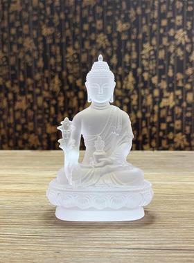 古法琉璃药师佛摆件药师琉璃光如来七佛像家居摆设供养厂价