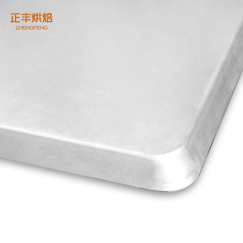 食品级欧式圆角烤盘 加厚素面不粘烘焙烤盘 商用烤箱工具铝盘