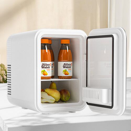 跨境新款mini fridge 4L迷你小冰箱车载家用化妆品冷藏箱