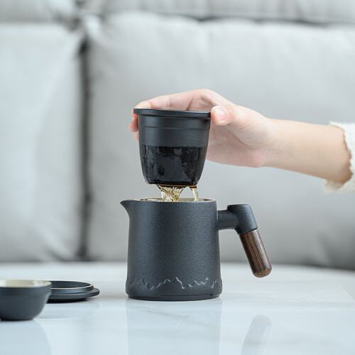 旅行茶具便携式功夫茶具套装 日式户外快客杯节日年庆商务礼品