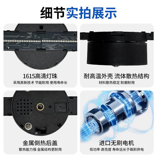 42CM裸眼3d全息风扇投影仪3D高清空中悬浮成像立体LED全息广告机