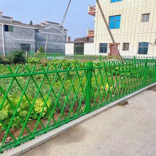不锈钢仿竹护栏篱笆铝合金篱笆栅栏乡村建设景观绿化栅栏围栏户外