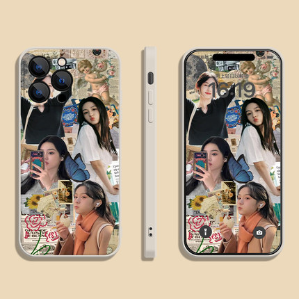 周也手机壳苹果14promax适用于华为mate50同款红米note13pro明星OPPOa97猫猫vivox90pro小米11青春版一加9r