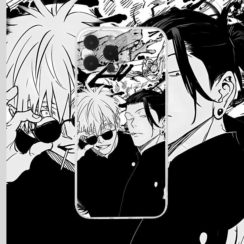 咒术回战夏油杰五条悟手机壳适用于苹果12华为VIVO小米OPPO全系列