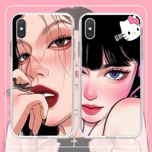 千禧复古辣妹纯欲iphone手机壳苹果17promax漫画16好看14KPOP13荣耀oppo小米vivo华为1加15超火独特硅胶壳