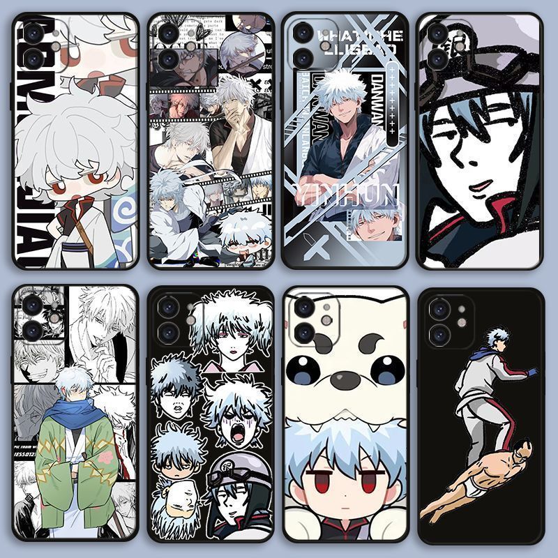 银魂周边坂田银时iphone手机壳苹果17promax动漫16好看14二次元13荣耀oppo小米vivo华为1加15超火独特硅胶壳