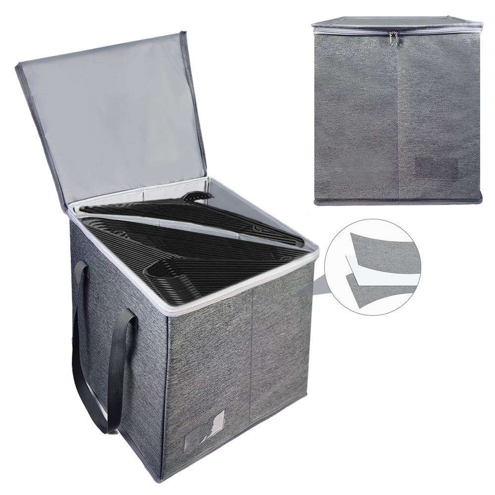 跨境新品衣架手提收纳箱家用洗衣阳台收纳盒衣架整理器Hanger box图片