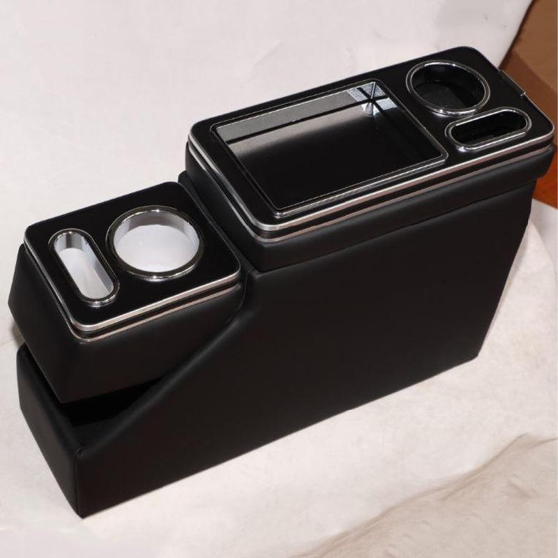 商务车通用后排改装扶手箱汽车第二排中央通道储物箱汽车装饰用品