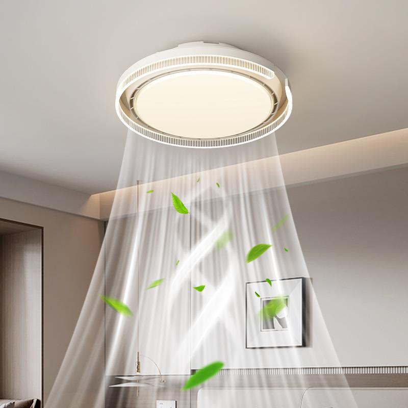 无叶隐形风扇灯现代简约电扇灯客厅卧室餐厅吸顶灯2025新款灯具