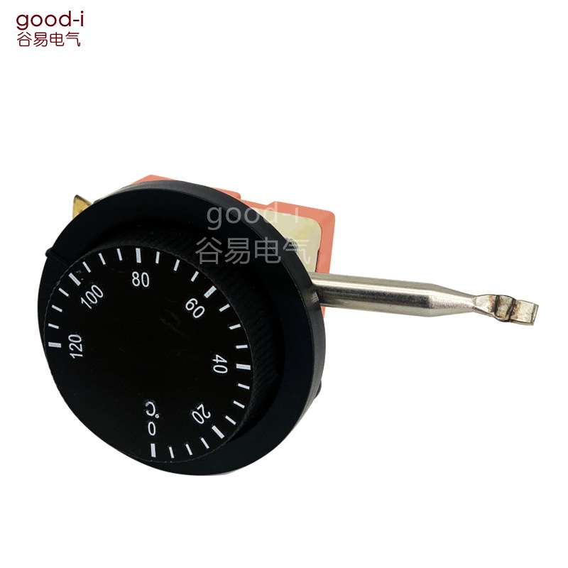 机械开关0-120度 液胀式旋钮温控开水器电烤箱油炸炉电炸锅温控器