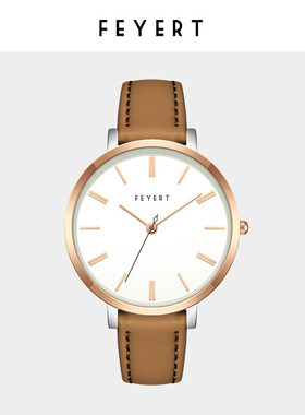 FEYERT品牌专柜正品2024网红皮带款手表防水石英表轻奢小众女表